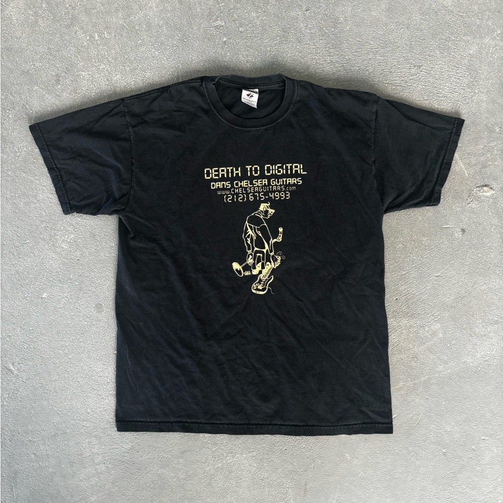 Vintage Faded Black Graphic T-Shirt